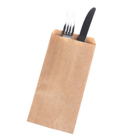 Busta per Posate Kraft Verjurado 9x24cm (1000 Pezzi)