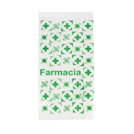 Sacchetto di Carta Bianca Farmacia 14+7x28cm (1000 Pezzi)