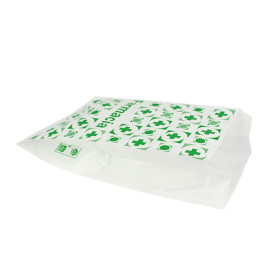 Sacchetto di Carta Bianca Farmacia 14+7x28cm (1000 Pezzi)