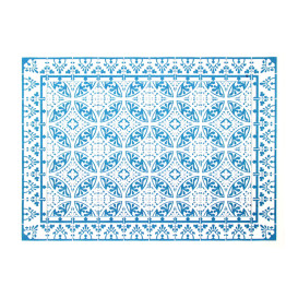 Tovaglietta di Carta 30x40cm "Alhambra" Turchese 50g/m² (1000 Pezzi)
