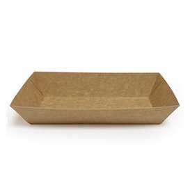 Contenitori MenuBox di Cartone Kraft con Finestra 20x20x8,5cm (55 Pezzi)