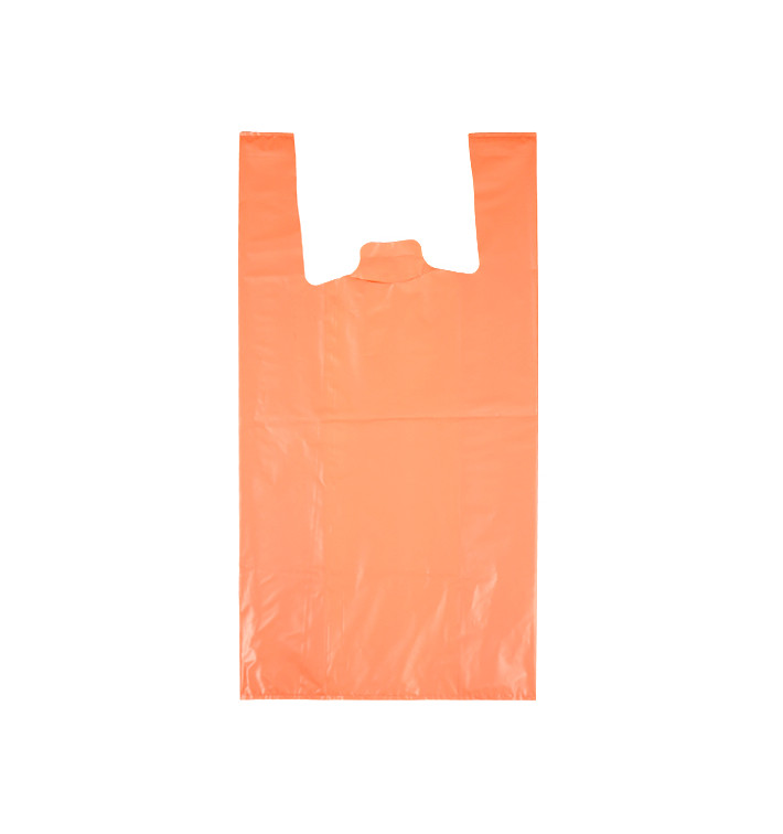 Sacchetto di Plastica Canottiera 70% Riciclato “Colors” Arancio 42x53cm 50µm (1.000 Pezzi) Sacchetto di Plastica Canottiera 70% Riciclato “Colors” Arancio 42x53cm 50µm (1.000 Pezzi)