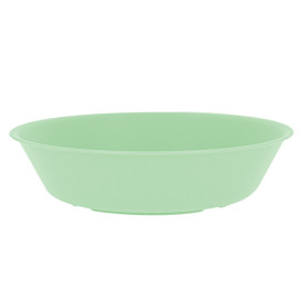 Piatto Riutilizzabile Durable PP Minerale Verde Ø18cm (54 Pezzi)