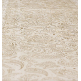 Tovaglia Rotolo Non Tessuto 0,4x48m "Mandala" Crema 50g/m² P40cm (6 Pezzi)