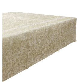 Tovaglia Rotolo Non Tessuto 0,4x48m "Mandala" Crema 50g/m² P40cm (6 Pezzi)