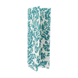Tovagliolo Portaposate di Airlaid  "Versalles" Turchese 32x40cm 55g/m² (800 Pezzi)