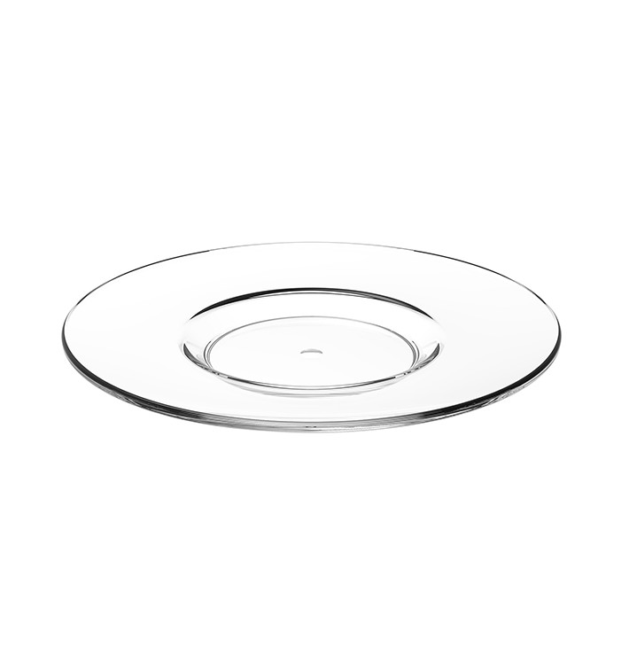 Piatto Riutilizzabile SAN per Tazze “Cappuccino” Trasparente 166ml (36 Pezzi) Piatto Riutilizzabile SAN per Tazze “Cappuccino” Trasparente 166ml (36 Pezzi)