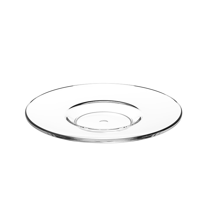 Piatto Riutilizzabile SAN per Tazze “Espresso” Trasparente 80ml (6 Pezzi) Piatto Riutilizzabile SAN per Tazze “Espresso” Trasparente 80ml (6 Pezzi)