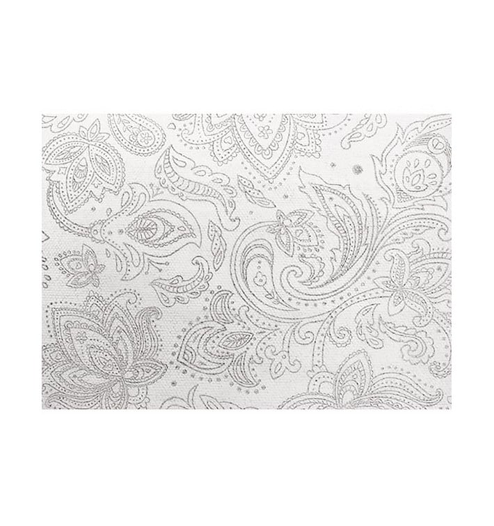 Tovaglia Rotolo Non Tessuto 0,4x48m "Mandala" Grigio 50g/m² P40cm (6 Pezzi) Tovaglia Rotolo Non Tessuto 0,4x48m "Mandala" Grigio 50g/m² P40cm (6 Pezzi)