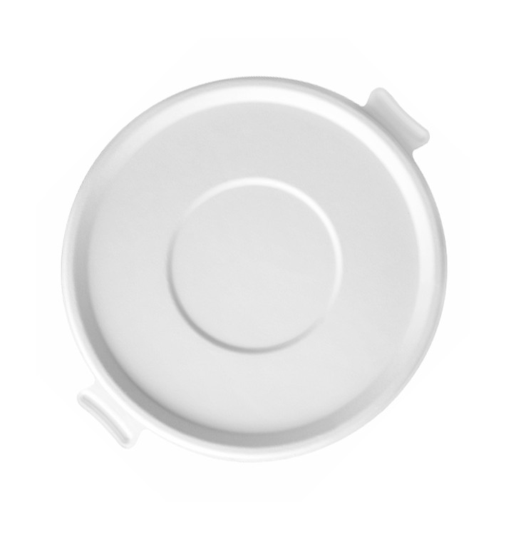 Coperchio Canna Zucchero Bianco per Ciotola 710 e 1360ml (50 Pezzi) Coperchio Canna Zucchero Bianco per Ciotola 710 e 1360ml (50 Pezzi)