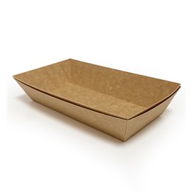 Contenitori MenuBox di Cartone Kraft con Finestra 20x20x8,5cm (110 Pezzi)