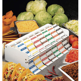 ABS Dispenser per Adesivi in Rotoli Bianco 49,5x19,5x7,5cm (1 Pezzo)