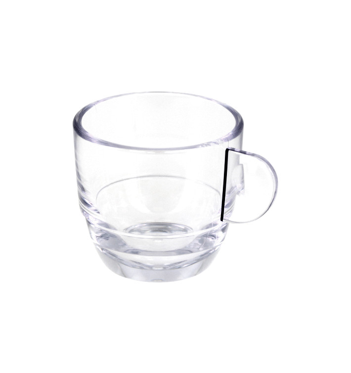 Tazze Riutilizzabile SAN “Espresso” Trasparente 80ml (6 Pezzi) Tazze Riutilizzabile SAN “Espresso” Trasparente 80ml (6 Pezzi)