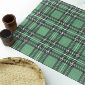 Tovaglietta di Carta Verde "Edinburgh" 30x40cm 40g/m² (1.000 Pezzi)