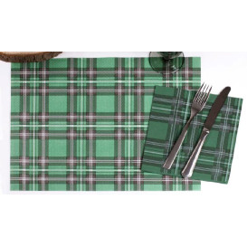 Tovaglietta di Carta Verde "Edinburgh" 30x40cm 40g/m² (1.000 Pezzi)