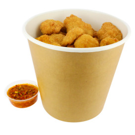 Secchio da Pollo con Coperchio 3990ml (100 Pezzi)