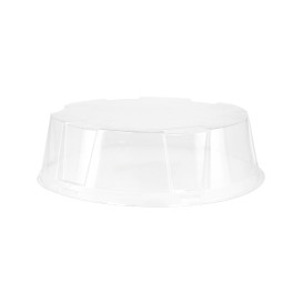 Coperchio di Plastica per Contenitore di Torta APET Ø16x6cm (160 Pezzi)