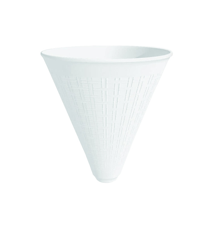Cono Isotermico per Fritte Bianco 355 ml (500 Pezzi) Cono Isotermico per Fritte Bianco 355 ml (500 Pezzi)