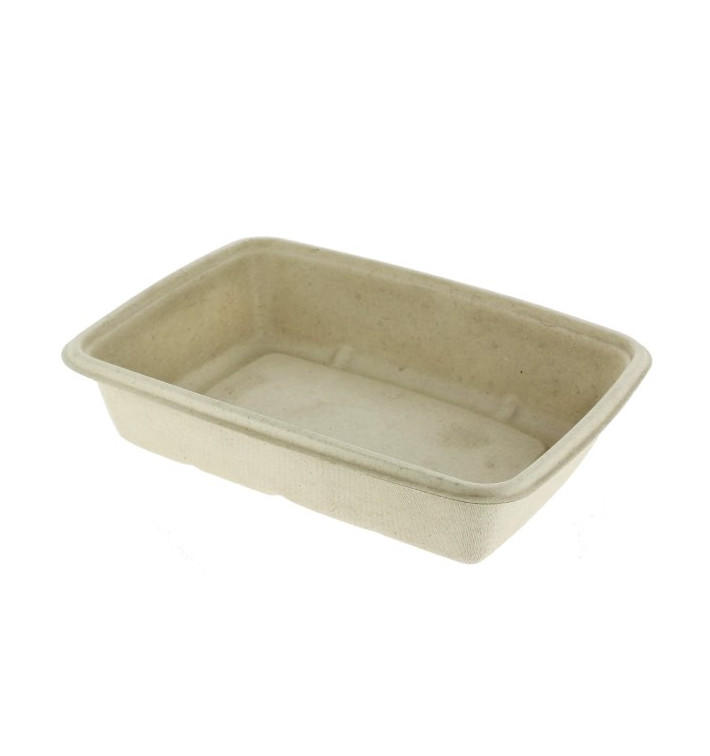 Contenitori Canna da Zucchero PLA 600ml 16x23x3cm (75 Pezzi) Contenitori Canna da Zucchero PLA 600ml 16x23x3cm (75 Pezzi)