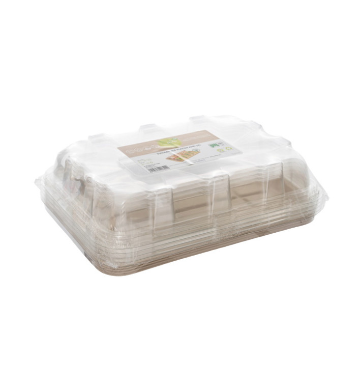 Vassoi Canna Zucchero con Coperchio 35x24x11cm (5 Pezzi) Vassoi Canna Zucchero con Coperchio 35x24x11cm (5 Pezzi)