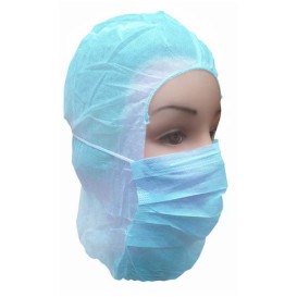 Cuffia integrale Blu (50 Pezzi)