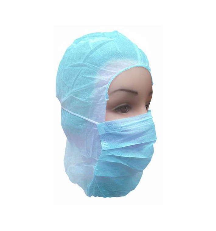 Cuffia integrale Blu (50 Pezzi) Cuffia integrale Blu (50 Pezzi)
