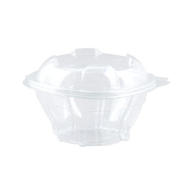 Insalatiera Ciotola Rotondo Coperchio PLA 375 ml (100 Pezzi)
