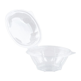 Insalatiera Ciotola Rotondo Coperchio PLA 500 ml (50 Pezzi)