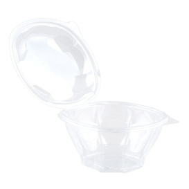 Insalatiera Ciotola Rotondo Coperchio PLA 1.000 ml (50 Pezzi)
