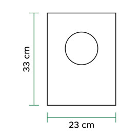 Sacchetti Plastica Block 100% Biodegradabile 23x33cm (3.000 Pezzi)