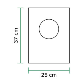 Sacchetti Plastica Block 100% Biodegradabile 25x37cm (100 Pezzi)