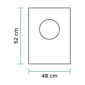 Sacchetti Plastica 100% Biodegradabile 48x52cm (100 Pezzi)