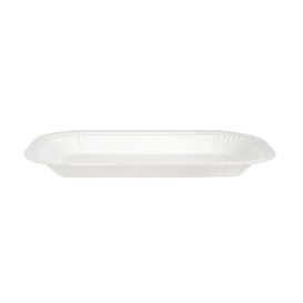 Vassoio di Carta Anti-grasso Bianco 15x23cm 250g/m² (750 Pezzi)