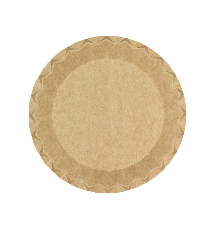 Piatto di Carta Kraft “Flower” Ø18cm 225g/m² (50 Pezzi) Piatto di Carta Kraft “Flower” Ø18cm 225g/m² (50 Pezzi)