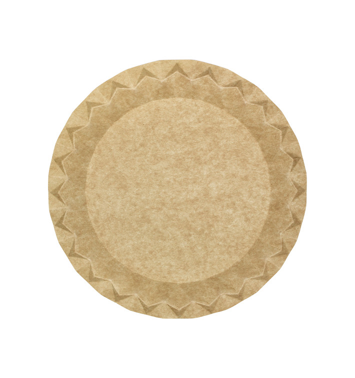 Piatto di Carta Kraft “Flower” Ø29cm 245g/m² (600 Pezzi) Piatto di Carta Kraft “Flower” Ø29cm 245g/m² (600 Pezzi)