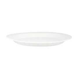 Piatto di Carta Tondo Anti-grasso Bianco Ø22cm 200g/m² (50 Pezzi)