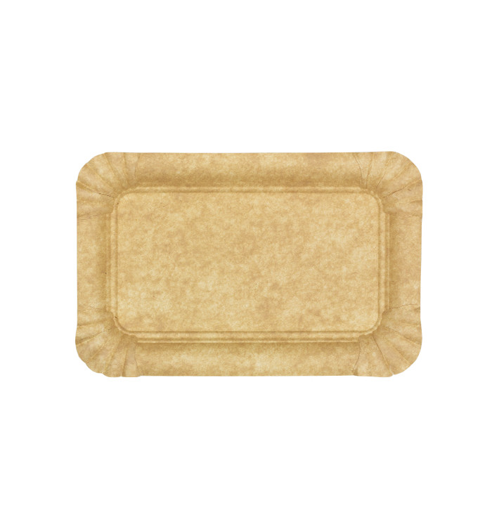 Vassoio di Carta Kraft "Flower" 12x19cm 295g/m² (750 Pezzi) Vassoio di Carta Kraft "Flower" 12x19cm 295g/m² (750 Pezzi)