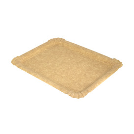 Vassoio di Carta Kraft "Flower" 18x24cm 345g/m² (50 Pezzi)