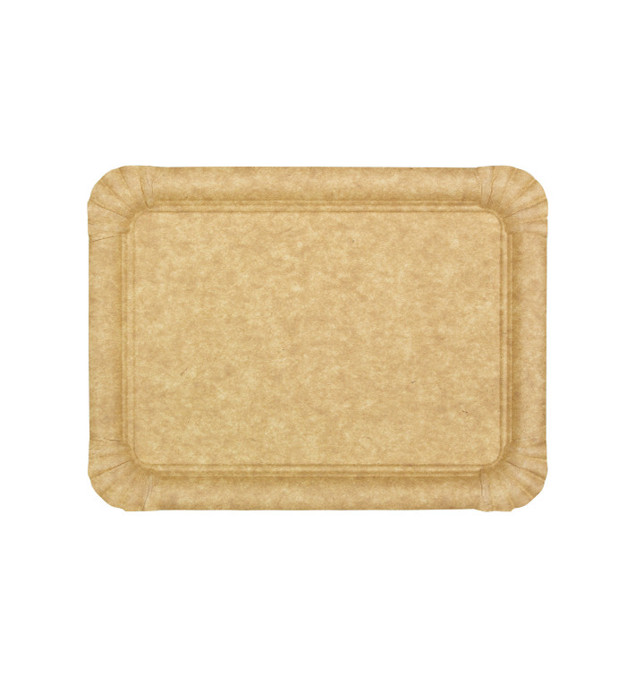 Vassoio di Carta Kraft "Flower" 18x24cm 345g/m² (750 Pezzi) Vassoio di Carta Kraft "Flower" 18x24cm 345g/m² (750 Pezzi)