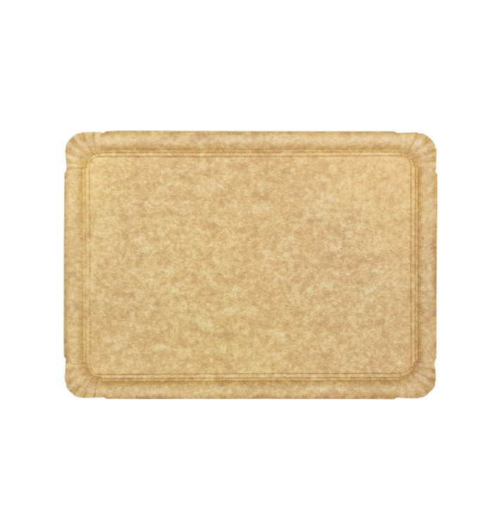 Vassoio di Carta Kraft "Flower" 25x34cm 390g/m² (750 Pezzi) Vassoio di Carta Kraft "Flower" 25x34cm 390g/m² (750 Pezzi)