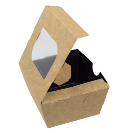 Contenitore di Carta Premium 11x10x5,5cm 400ml (10 Pezzi)