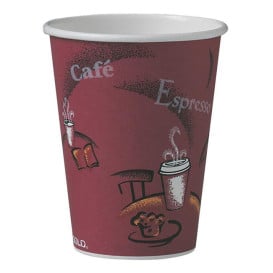 Bicchiere di Carta 12Oz/360 ml "Bistro" Ø8,9cm (50 Pezzi)