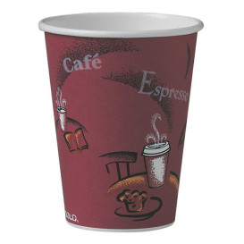 Bicchiere di Carta 12 Oz/360 ml "Bistro" Ø8,9cm (1000 Pezzi)