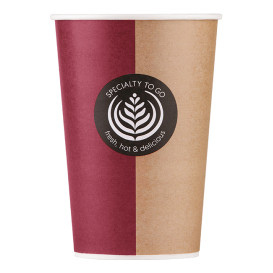 Bicchiere Carta 14 Oz/420ml "Specialty to go" Ø9cm (50 Pezzi)