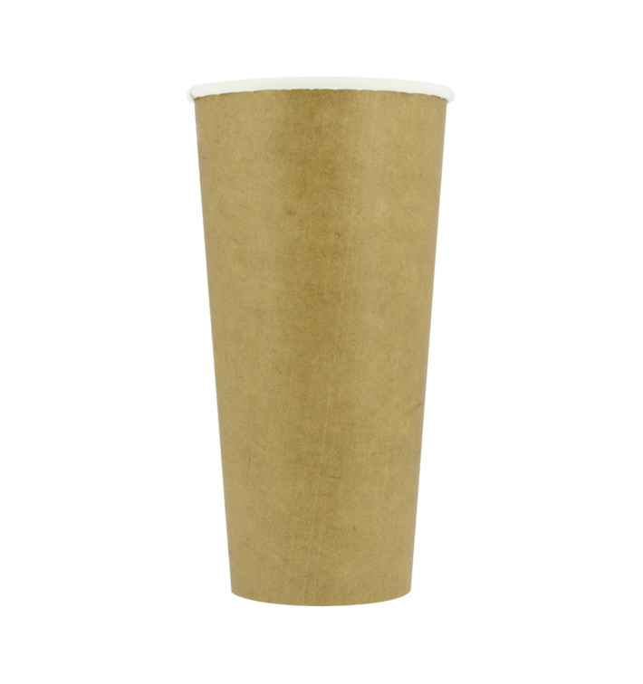 Bicchiere di Carta ECO 22Oz/660ml Kraft Ø9cm (50 Pezzi) Bicchiere di Carta ECO 22Oz/660ml Kraft Ø9cm (50 Pezzi)