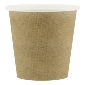 Bicchiere di Carta ECO 2,5Oz/75ml Kraft Ø5cm (50 Pezzi)