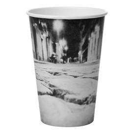 Bicchiere di Carta 16 Oz/500ml "Parisian" Ø8,9cm (50 Pezzi)