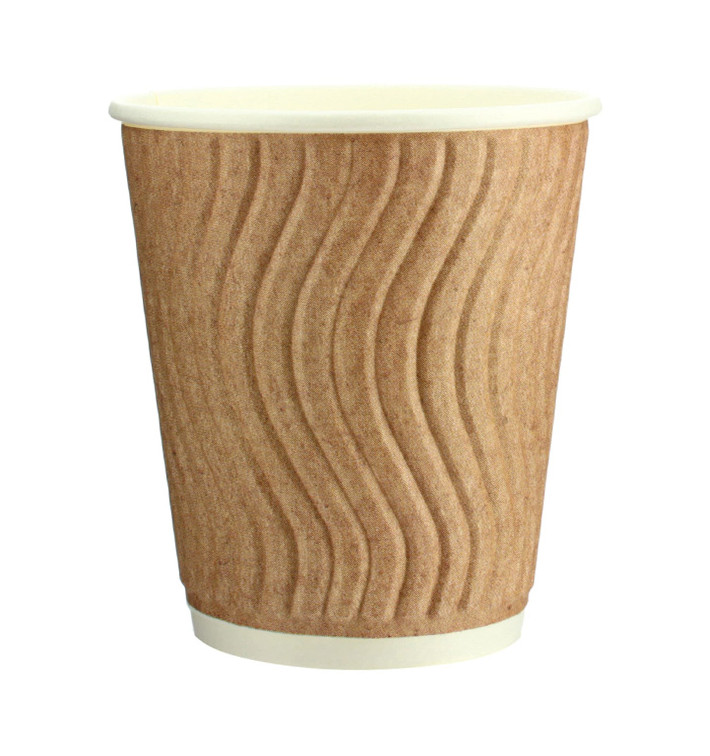 Bicchiere Carta Ecologico Kraft 9 Oz/270 ml (30 Pezzi) Bicchiere Carta Ecologico Kraft 9 Oz/270 ml (30 Pezzi)