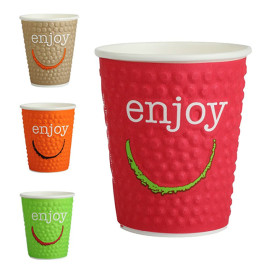 Bicchiere Carta 9 Oz/270ml "Enjoy" Ø8,0cm (30 Pezzi)