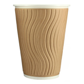 Bicchiere Carta Ecologico Kraft 12Oz/360ml Ø9,0cm (37 Pezzi)